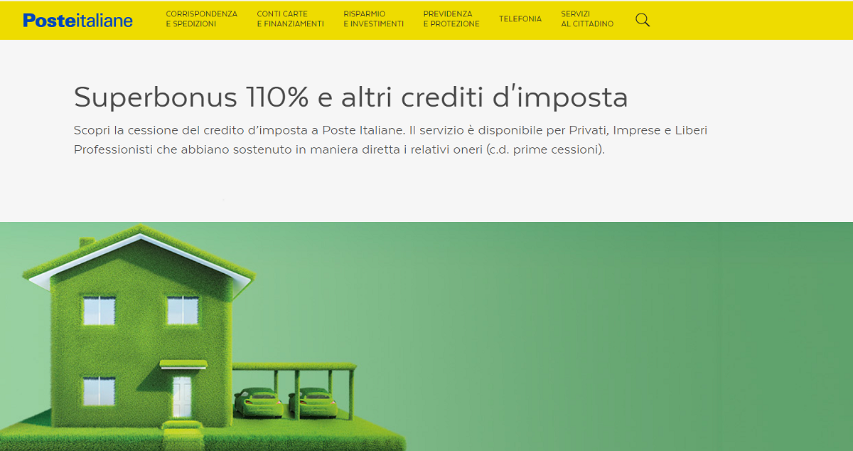 Cessione del credito, Poste riapre la piattaforma nuovi limiti e