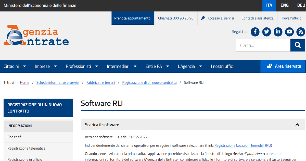 Software Rli Locazioni 2017 Aggiornamento Versione 200