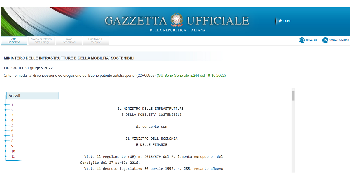 Bonus patente per l’autotrasporto 2022 come richiederlo e come