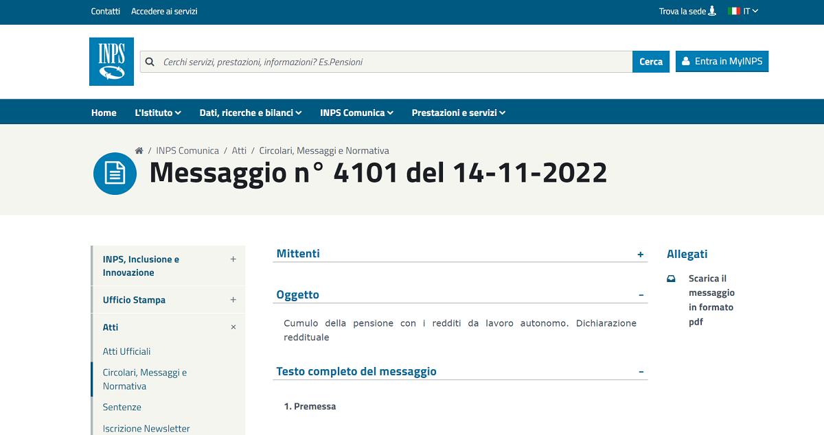 Dichiarazione dei redditi in scadenza pensione e lavoro autonomo, le