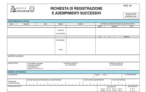 Registrazione Contratto Di Comodato Duso Gratuito Tutte Le