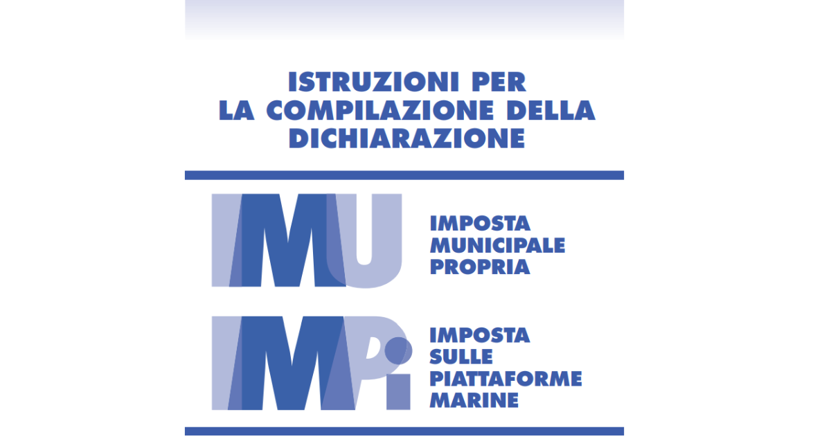 Dichiarazione IMU 2024 scadenza, modello e istruzioni