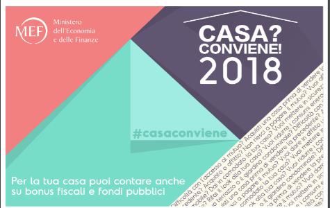 Bonus casa 2018: tutte le agevolazioni e detrazioni fiscali 