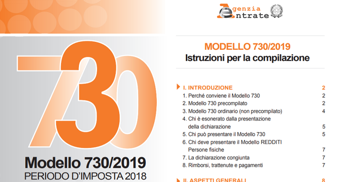 Modello 7302019 Scadenza Istruzioni E Novità