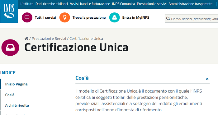 scarica 730 precompilato con pin inps