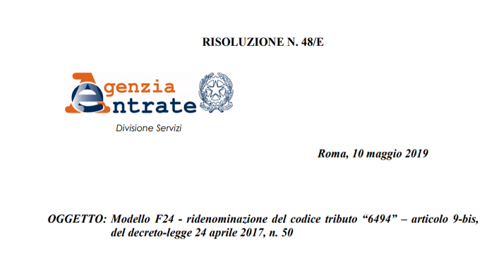 ISA, cambia il codice tributo per l'integrazione IVA