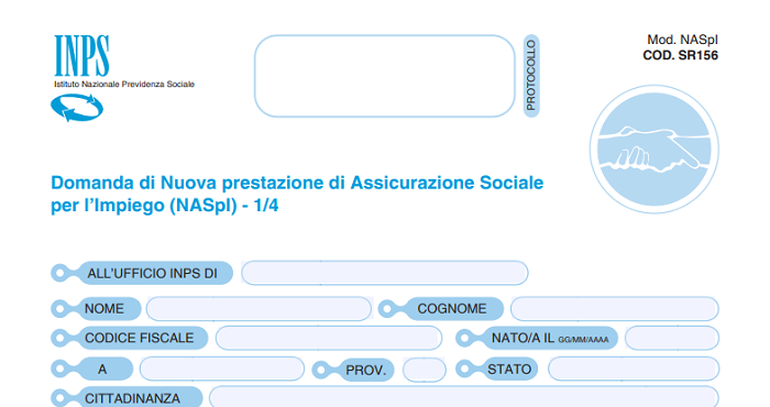 Modello sr156 inps pdf