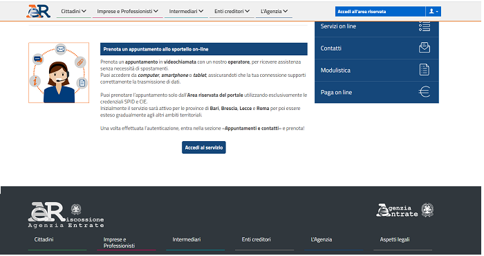 Agenzia delle Entrate Riscossione, tra i servizi online anche l'appuntamento in videochiamata 