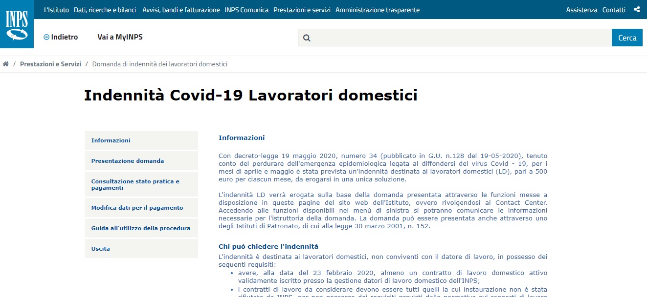 Domanda bonus colf e badanti al via le istruzioni INPS per richiedere