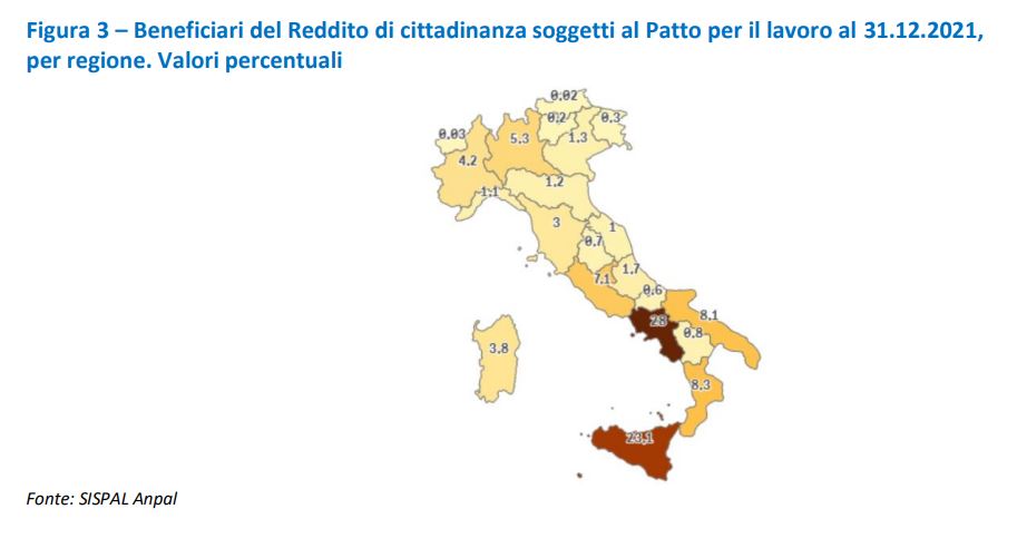RdC - distribuzione geografica
