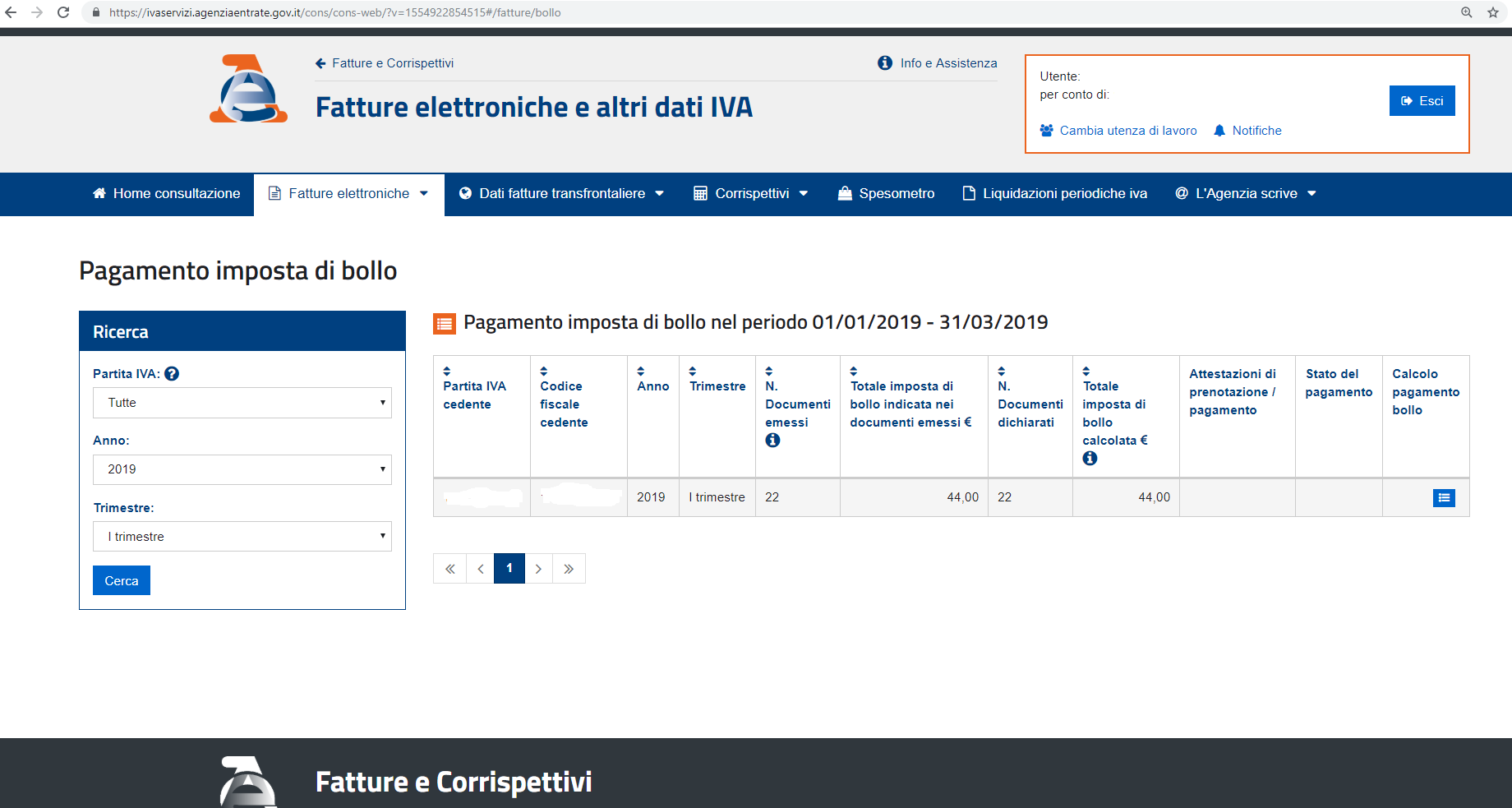 Calcolo Bollo Fatture Elettroniche