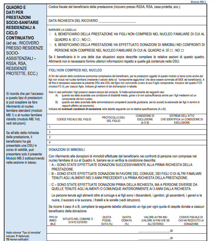 Modello ISEE 2024 socio sanitario cos’è e come si presenta