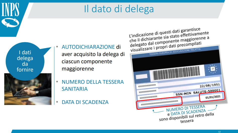 Istruzioni ISEE online dall’INPS indicazioni sui dati di