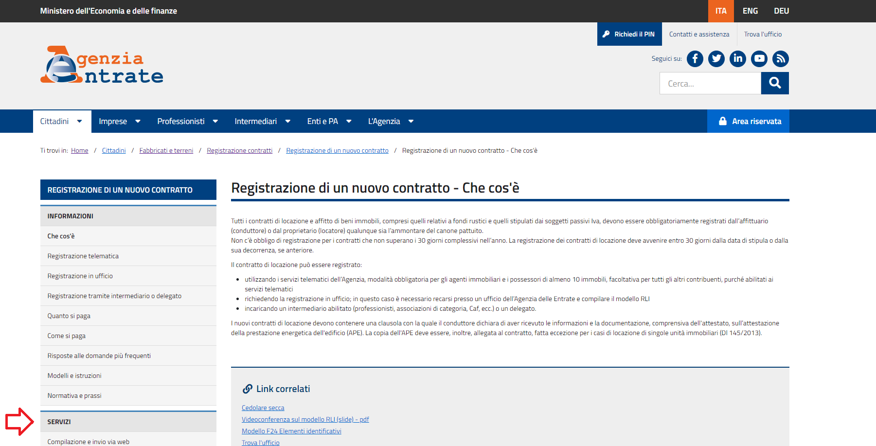 Registrazione Contratto Daffitto Online Tramite Agenzia