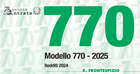 Modello 770/2025: istruzioni per la compilazione del frontespizio