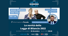 Legge di Bilancio 2022 approvata: ai microfoni di Radio Kiss Kiss le principali novità in 5 minuti 