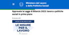 Pensioni, Reddito di Cittadinanza e non solo: le novità sul lavoro nella Legge di Bilancio 2022
