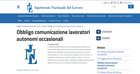 Comunicazione lavoratori autonomi occasionali al via: dall'INL le istruzioni