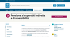 La pensione di reversibilità