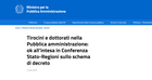 La Pubblica Amministrazione si apre a tirocini e dottorati