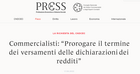 Proroga imposte al 20 luglio 2022? Nessuna novità dopo la richiesta del CNDCEC