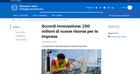 Accordi per l'innovazione: dal MISE in arrivo nuove risorse per le imprese