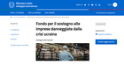 Contributi a fondo perduto per le imprese danneggiate dalla crisi ucraina: domanda dal 10 novembre 