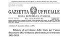Legge di Bilancio 2023: il testo ufficiale