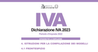 Dichiarazione IVA 2023: la compilazione del frontespizio