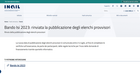 Bando ISI INAIL: pubblicazione delle graduatorie entro il 4 luglio 