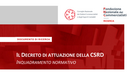 Rendicontazione di sostenibilità: un focus sul decreto di attuazione della CSRD
