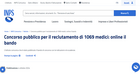 Assunzioni INPS: concorso per 1.069 medici, domanda entro il 4 novembre 2024