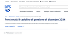 Pensioni, disponibile il cedolino di dicembre con tredicesima e bonus