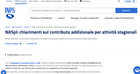Per quali attività stagionali va versato il contributo NASpI?