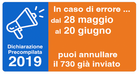 Modello 730 precompilato, annullamento e correzione errori dal 28 maggio 2019