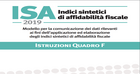 ISA 2019: istruzioni quadro F