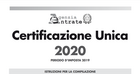 Scadenza certificazione unica 2020 e relative istruzioni
