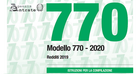 Modello 770/2020 approvato dall'Agenzia delle Entrate: scadenza e istruzioni 