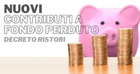 Decreto Ristori: ecco i soggetti beneficiari dei contributi a fondo perduto