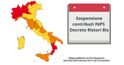Contributi INPS novembre, sospensione per zona gialla, arancione e rossa