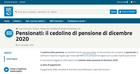 Cedolino pensione dicembre 2020: orientarsi tra tredicesima, bonus aggiuntivo e trattenute