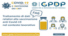Privacy e vaccino anti Covid in ambiente di lavoro: online le Faq del Garante