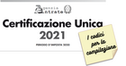 Certificazione Unica 2021: i codici per la compilazione del modello CU