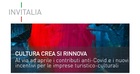 Cultura Crea, contributi a fondo perduto e finanziamenti per le imprese del settore