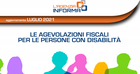 Agevolazioni fiscali disabili, la guida dell'Agenzia delle Entrate per il 2021