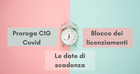 Blocco dei licenziamenti 2021: come cambia la scadenza con la proroga della CIG Covid