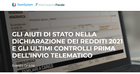Dichiarazione dei redditi 2021, istruzioni sugli Aiuti di Stato: l'evento formativo del 15 novembre 