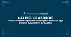 L'Intelligenza Artificiale per le aziende: corso di formazione gratuito