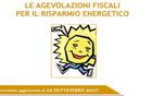 Risparmio energetico: aggiornata la guida alle detrazioni fiscali 2017