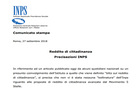 Reddito di cittadinanza: comunicato stampa ufficiale INPS